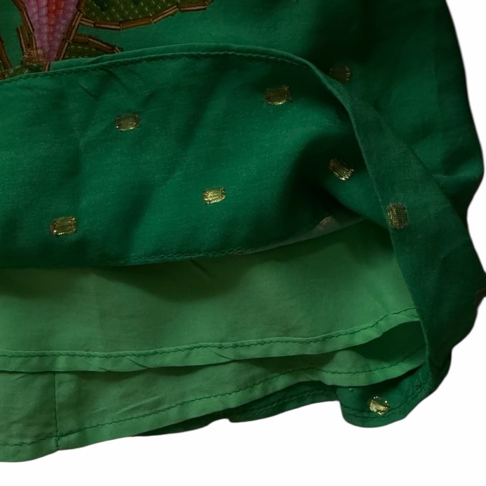 NWT FARM Rio short kaftan green dress Size Small - Picture 7 of 10